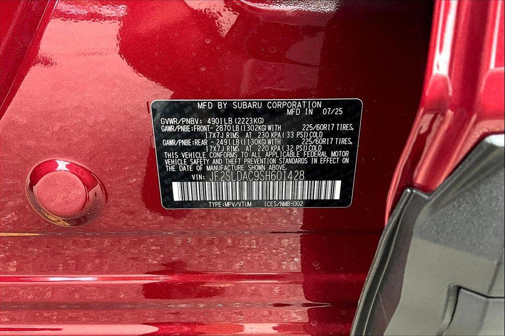 new 2025 Subaru Forester car, priced at $33,934