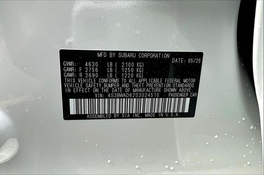 new 2025 Subaru Legacy car, priced at $33,351