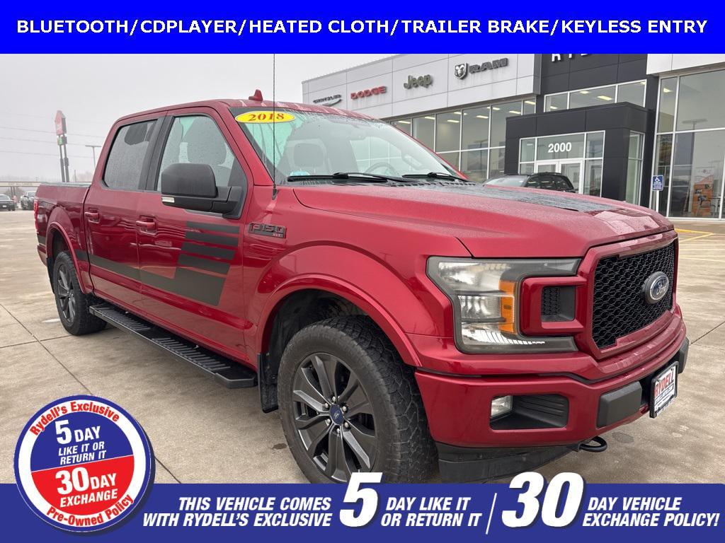 used 2018 Ford F-150 car, priced at $27,503