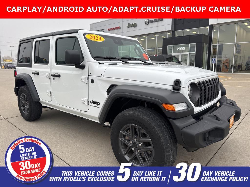 used 2024 Jeep Wrangler car, priced at $33,293