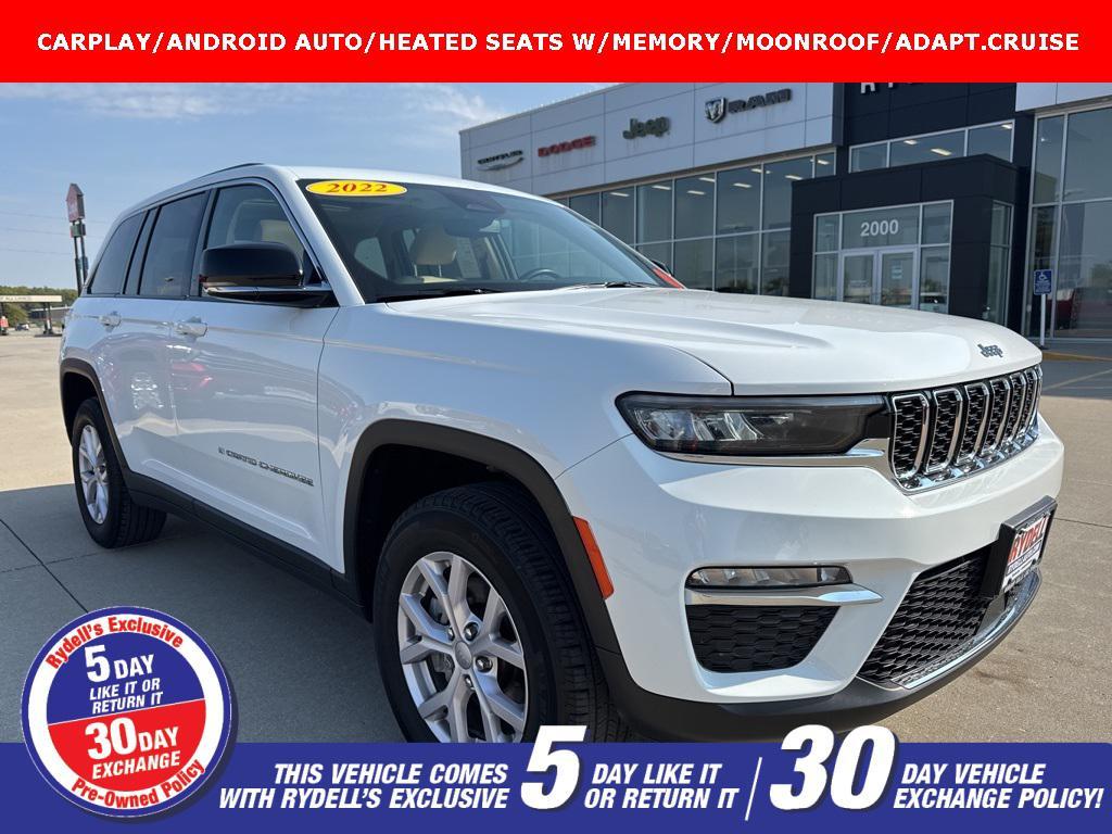 used 2022 Jeep Grand Cherokee car, priced at $29,717