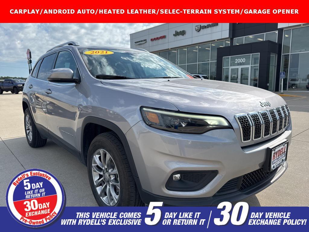 used 2021 Jeep Cherokee car, priced at $18,773