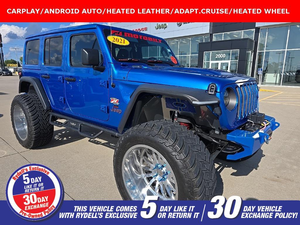 used 2021 Jeep Wrangler Unlimited car, priced at $38,259