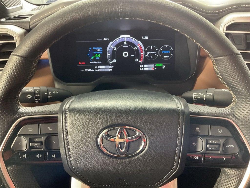 used 2024 Toyota Tundra Hybrid car, priced at $57,698
