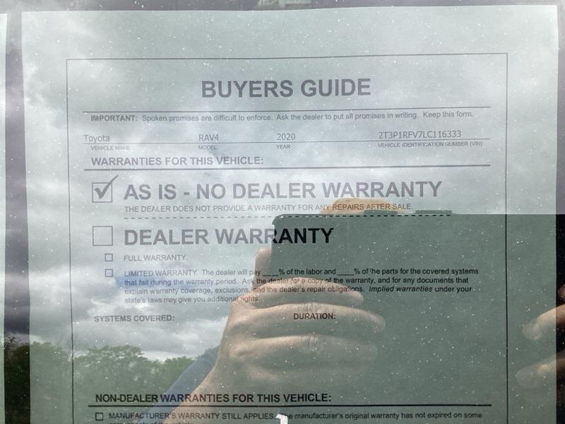 used 2020 Toyota RAV4 car, priced at $26,400
