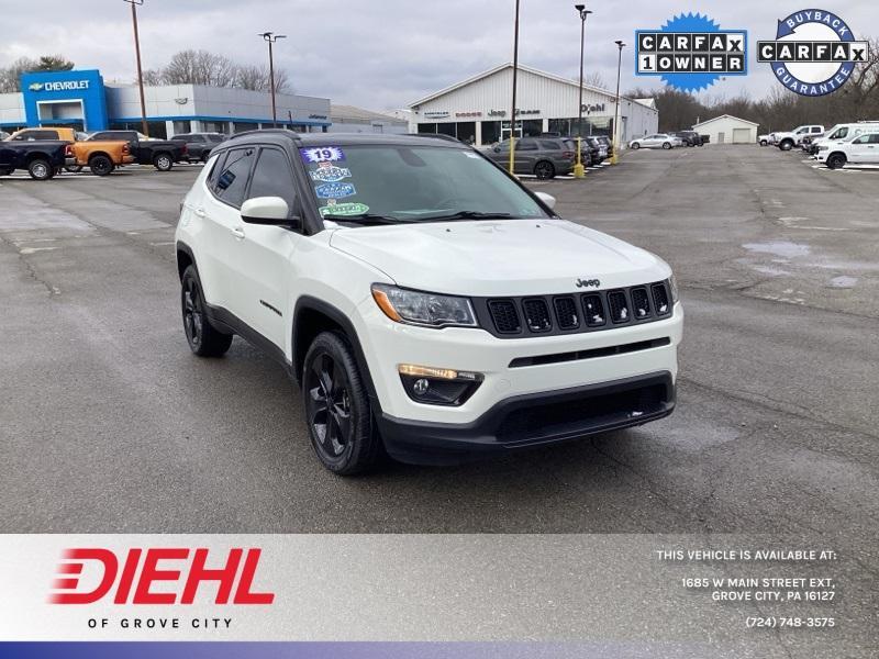 used 2019 Jeep Compass car, priced at $17,587