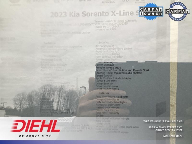 used 2023 Kia Sorento car, priced at $31,587