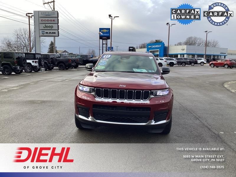 used 2021 Jeep Grand Cherokee L car, priced at $29,587