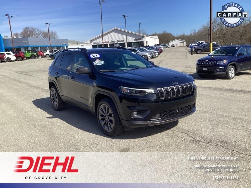 used 2021 Jeep Cherokee car, priced at $24,387