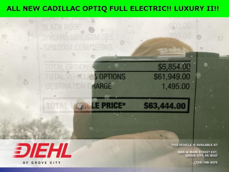 new 2025 Cadillac OPTIQ car, priced at $53,444
