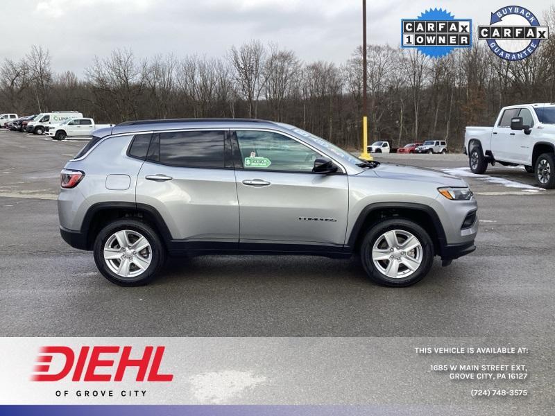 used 2022 Jeep Compass car, priced at $21,887