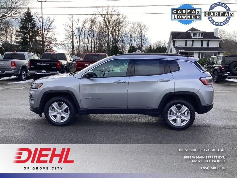 used 2022 Jeep Compass car, priced at $21,887