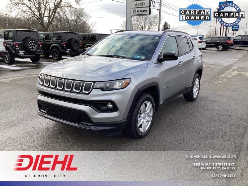 used 2022 Jeep Compass car, priced at $21,887