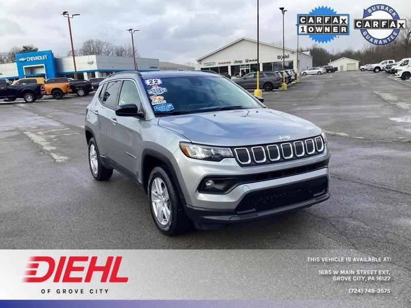 used 2022 Jeep Compass car, priced at $21,887