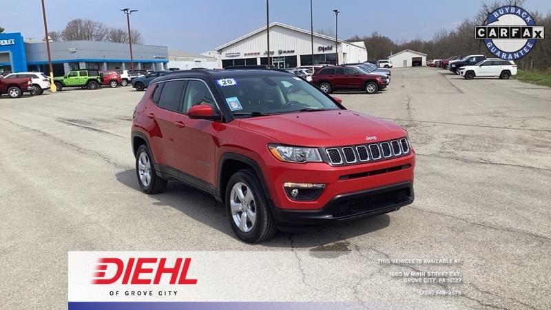 used 2020 Jeep Compass car, priced at $18,987