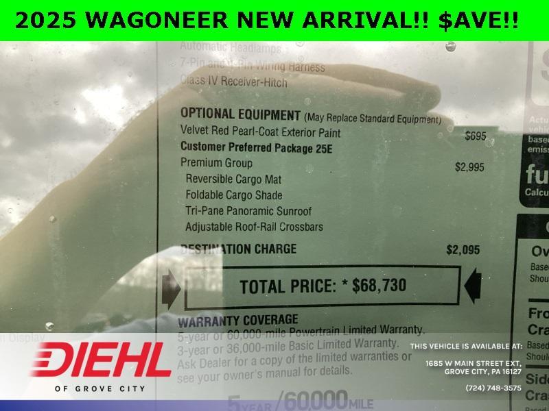 new 2025 Jeep Wagoneer car, priced at $66,530