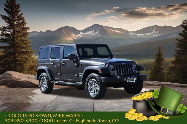 used 2017 Jeep Wrangler Unlimited car, priced at $19,999