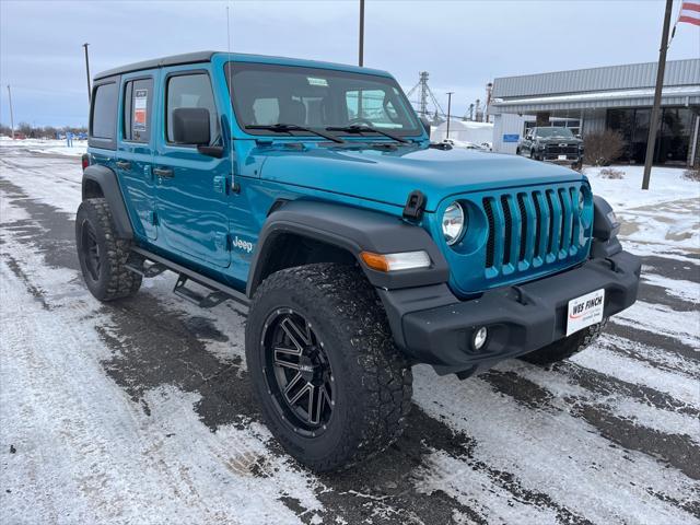 used 2020 Jeep Wrangler Unlimited car, priced at $32,697