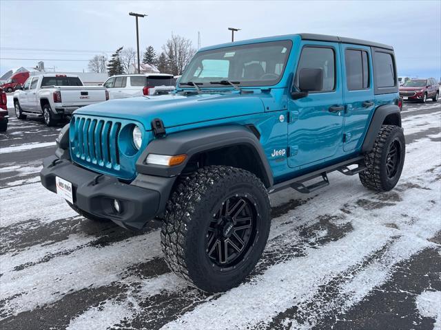 used 2020 Jeep Wrangler Unlimited car, priced at $32,697