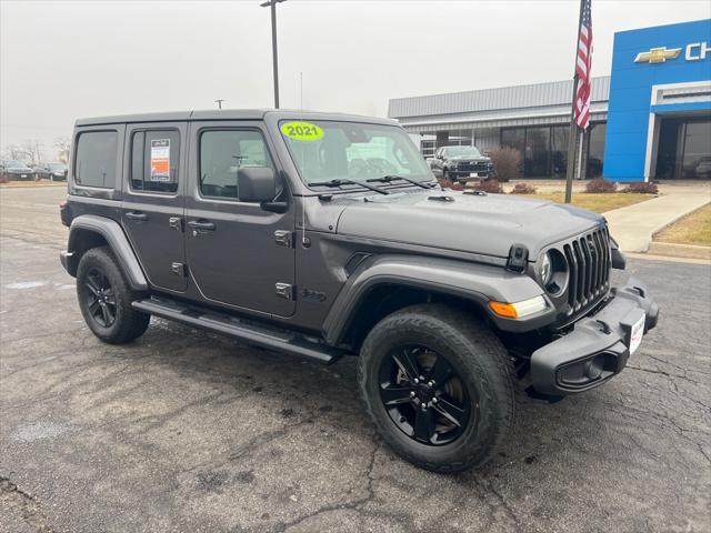 used 2021 Jeep Wrangler car, priced at $38,139