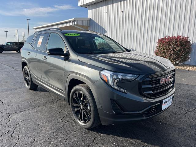 used 2021 GMC Terrain car, priced at $22,962