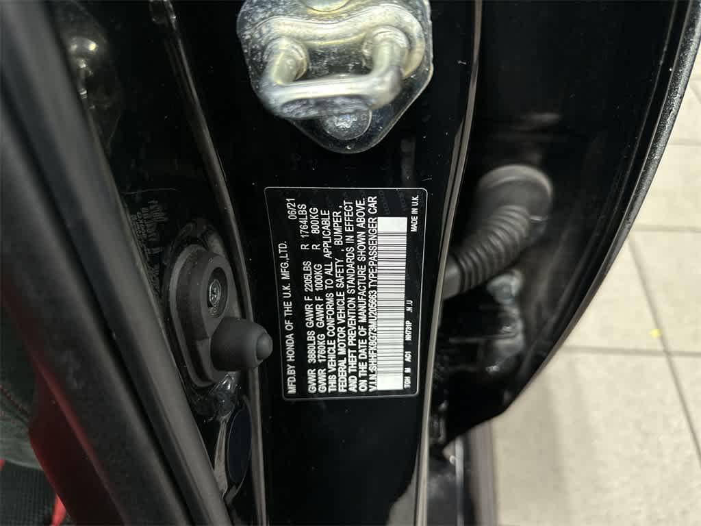 used 2021 Honda Civic Type R car, priced at $38,025