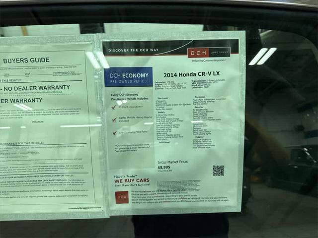 used 2014 Honda CR-V car, priced at $8,995