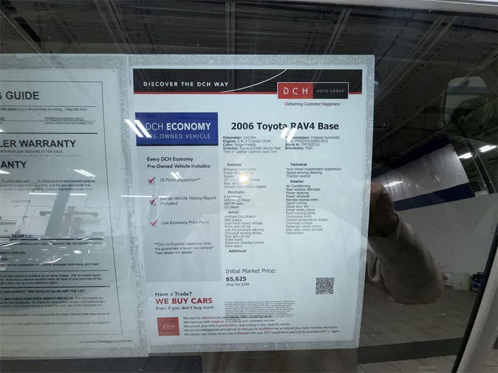 used 2006 Toyota RAV4 car, priced at $5,410