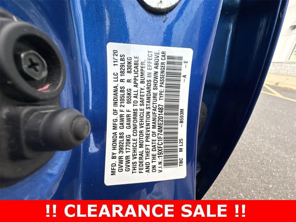 used 2021 Honda Civic car, priced at $18,918