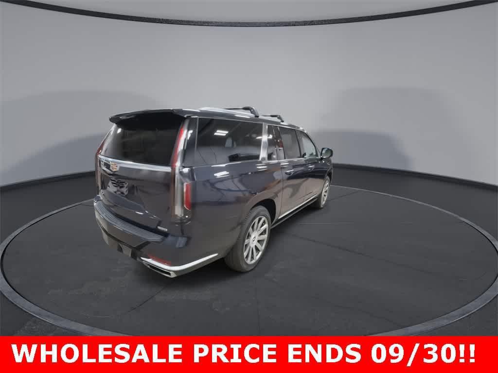 used 2023 Cadillac Escalade ESV car, priced at $67,205