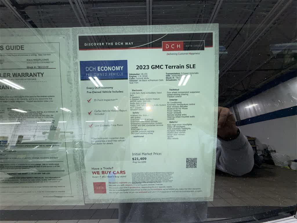 used 2023 GMC Terrain car, priced at $21,200