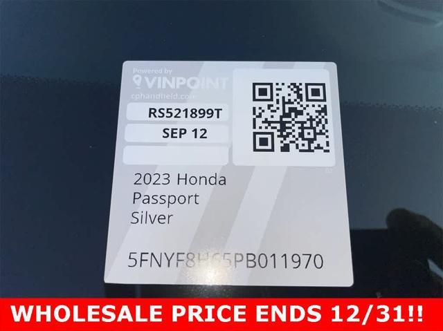 used 2023 Honda Passport car, priced at $28,750