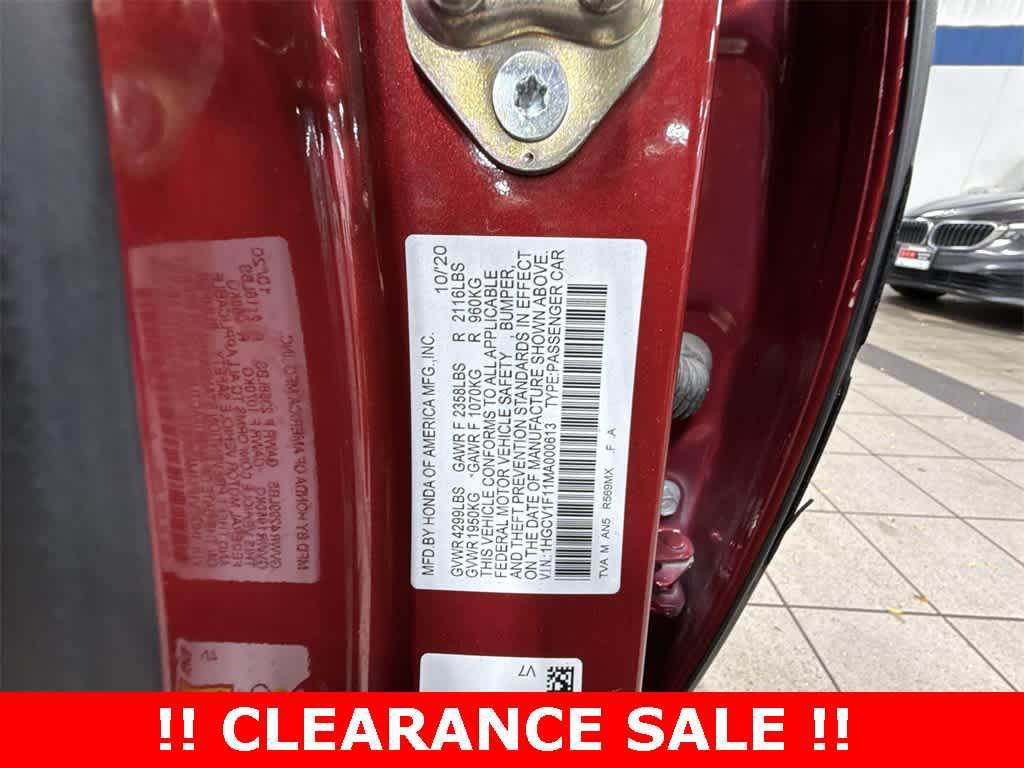 used 2021 Honda Accord car, priced at $21,350