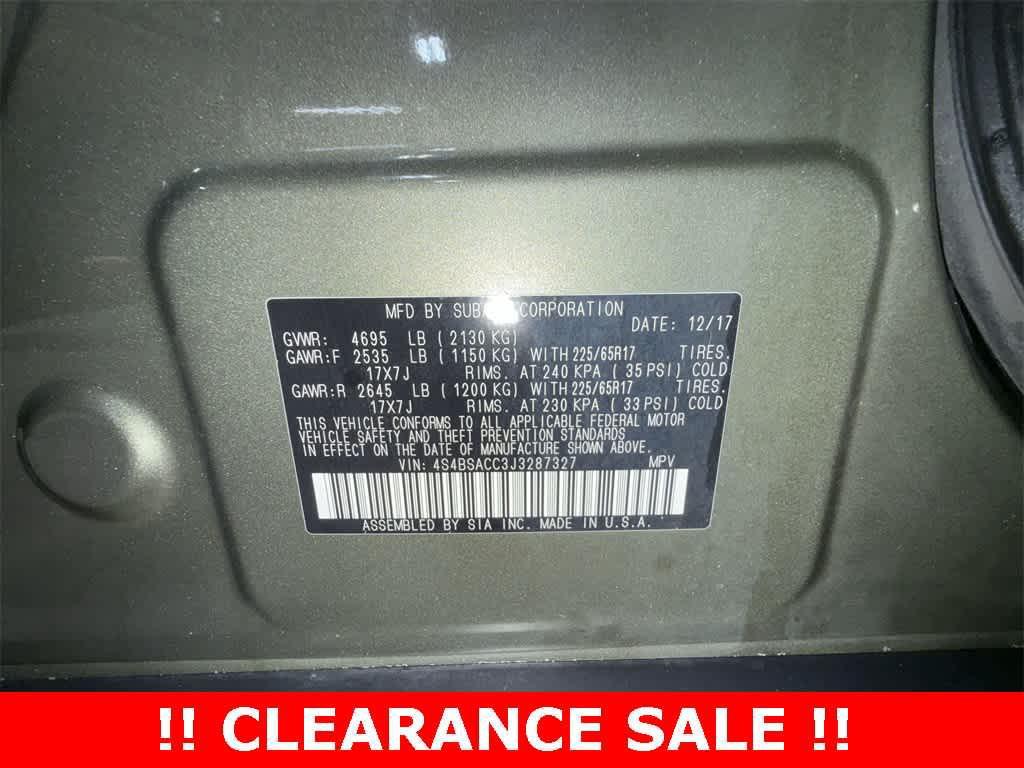 used 2018 Subaru Outback car, priced at $9,895