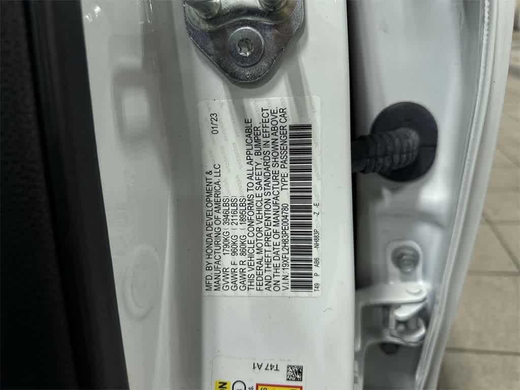 used 2023 Honda Civic car, priced at $23,125