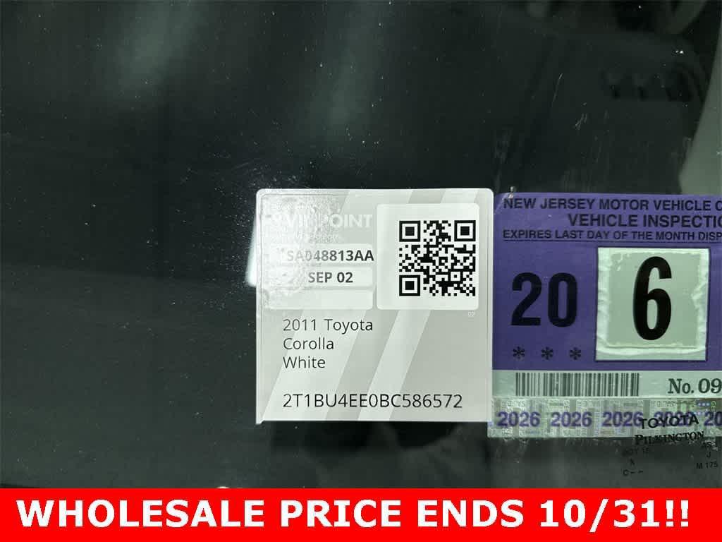 used 2011 Toyota Corolla car, priced at $4,250