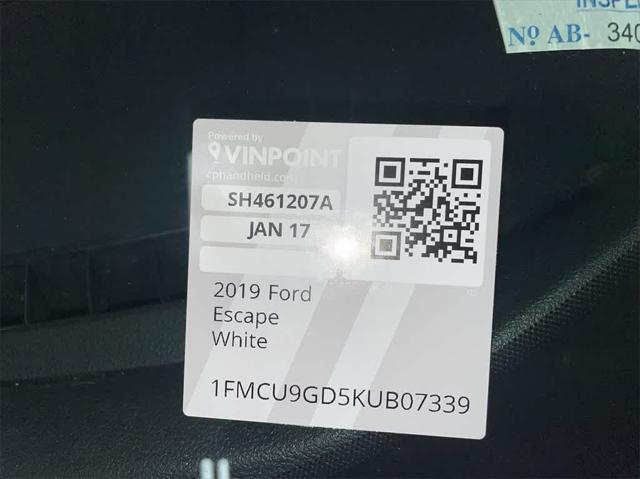 used 2019 Ford Escape car, priced at $11,275