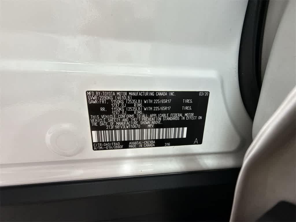 used 2020 Toyota RAV4 car, priced at $22,895