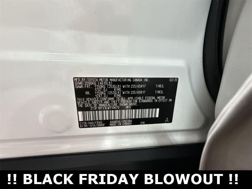 used 2020 Toyota RAV4 car, priced at $20,300