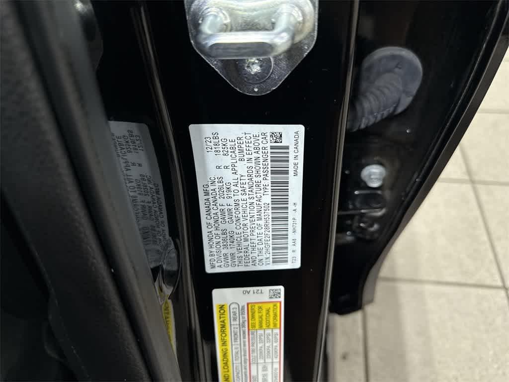 used 2024 Honda Civic car, priced at $22,145