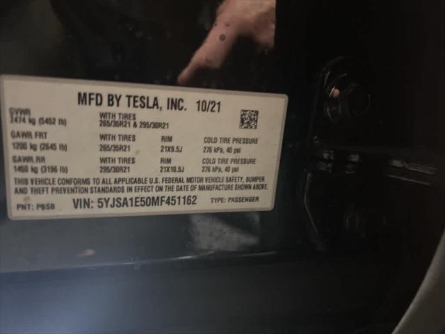 used 2021 Tesla Model S car, priced at $34,174