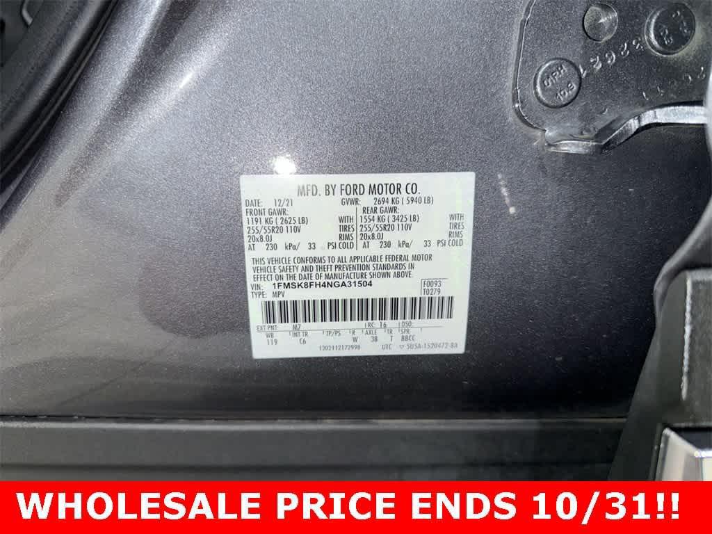 used 2022 Ford Explorer car, priced at $23,800