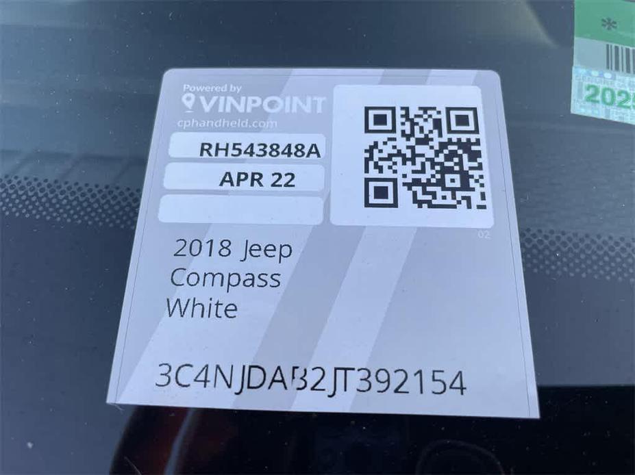 used 2018 Jeep Compass car, priced at $9,695