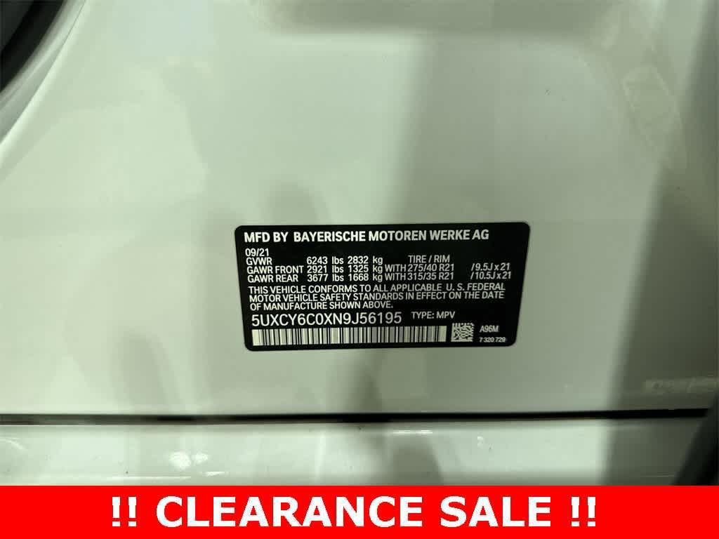 used 2022 BMW X6 car, priced at $47,100