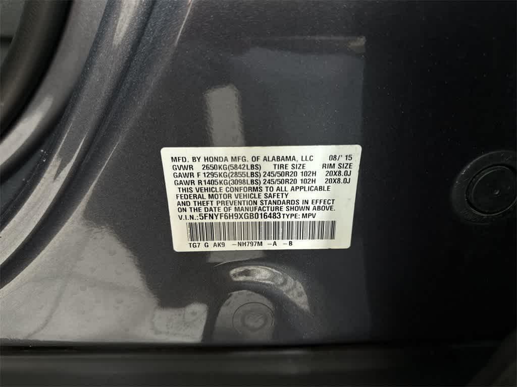 used 2016 Honda Pilot car, priced at $23,065