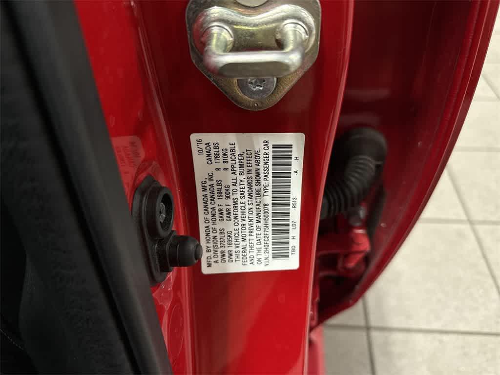 used 2017 Honda Civic car, priced at $15,120