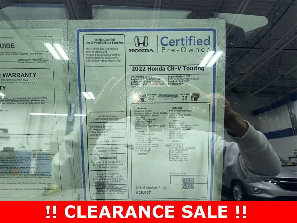 used 2022 Honda CR-V car, priced at $26,850