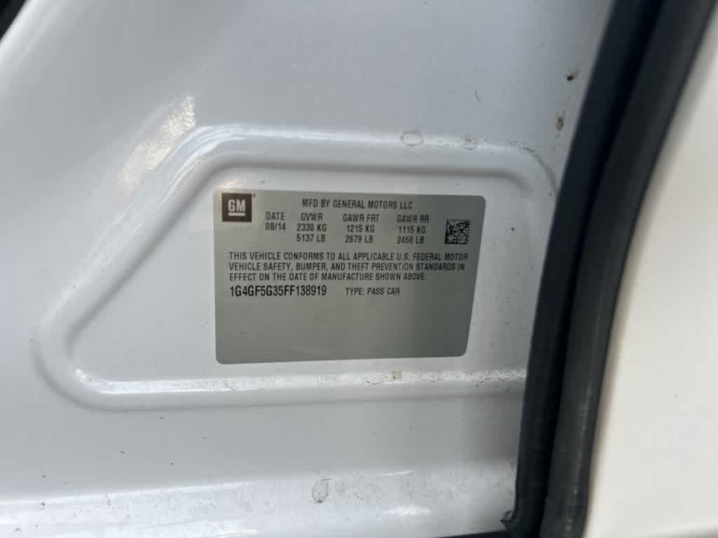 used 2015 Buick LaCrosse car, priced at $12,444