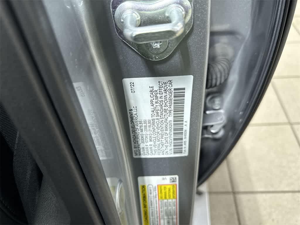 used 2022 Honda Accord car, priced at $26,165
