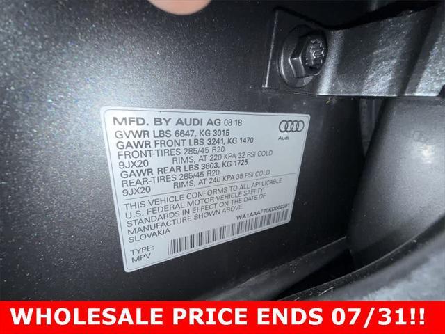 used 2019 Audi Q7 car, priced at $15,100